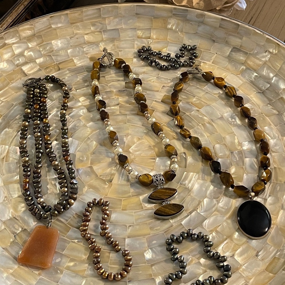 Bundle- threeCustom made necklaces and 3 bracelets